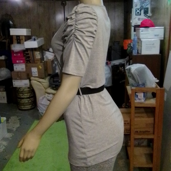 NWOT M.K.M. Designs Short Sleeved Belted Tunic Sz M juniors - Picture 6 of 16